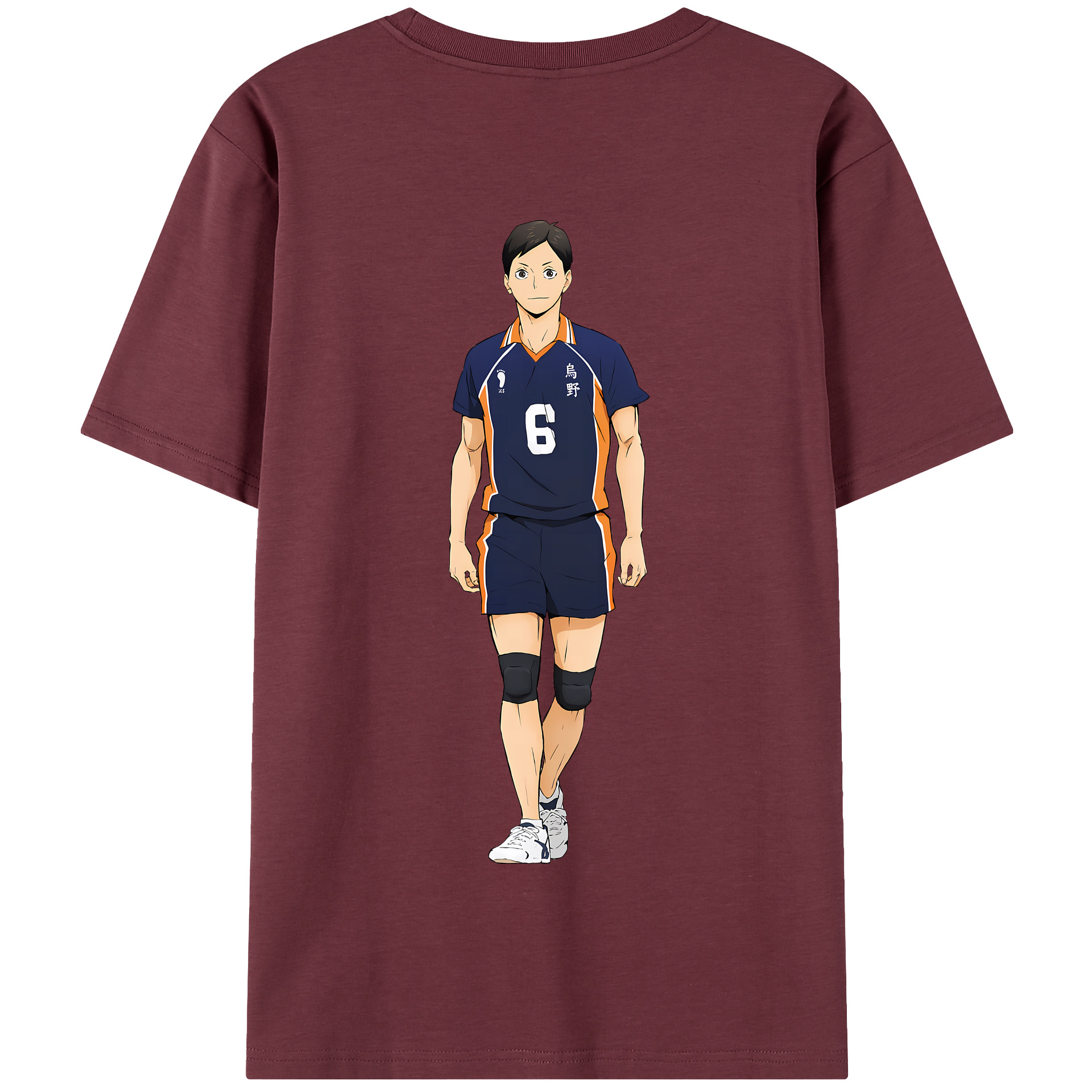 （画像用） ハイキュー!! Haikyu!! 綿100％半袖Tシャツ（背面プリント）